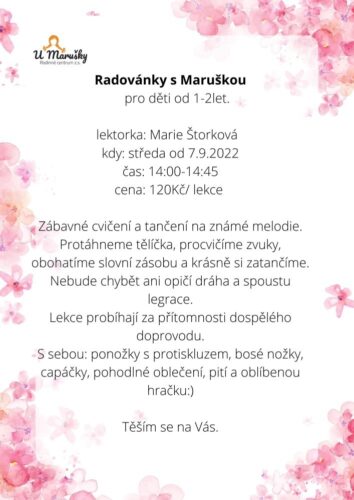 Radovánky s Maruškou